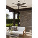 Oasis 52 inch Metallic Matte Bronze Fan, Coastal Elements
