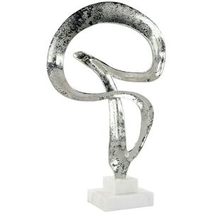 Winding Flourish 46 X 28 inch Sculpture, on Marble Base