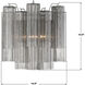 Addis Bath Wall Light in Tronchi Glass Smoke