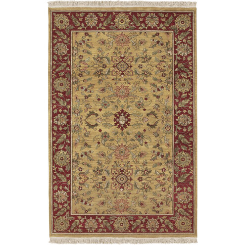 Babylon 36 X 24 inch Tan, Dark Brown, Camel, Dark Green, Olive Rug