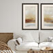 Unify Amber Yellow and Beige and Gray and Red Framed Art