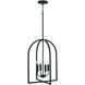 Lawson 4 Light 16 inch Matte Black Foyer Ceiling Light