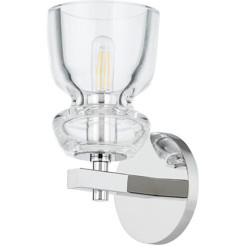 Trey 1 Light 4.75 inch Polished Nickel Wall Sconce Wall Light