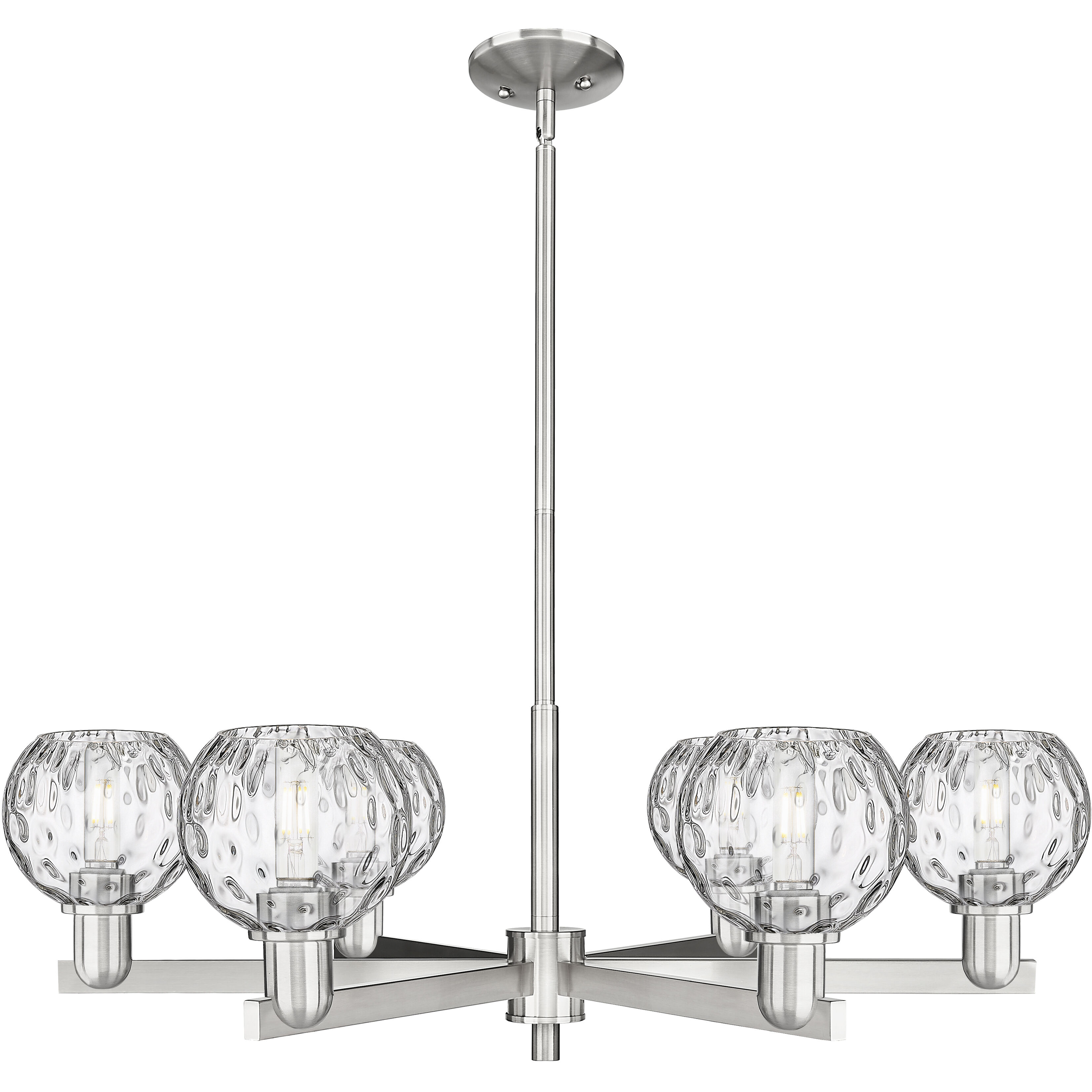 Arcadia Athens Water Glass 6 Light 35.75 inch Chandelier