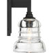 Gregory 1 Light 5.75 inch Matte Black Bath Wall Sconce Wall Light