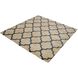 Wego 16 X 16 inch Black with Natural Rug