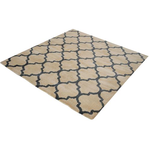 Wego 16 X 16 inch Black with Natural Rug
