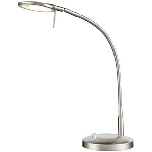 Dessau Flex 18 inch 13.00 watt Satin Nickel Desk Lamp Portable Light