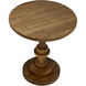 Comodo 28 X 25 inch Gold Teak Side Table