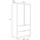Dorsey Beige and Smoke Cabinet