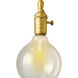 New Traditional 1 Light Spartina Gold Wall Sconce Wall Light