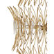 Marquise 18 Light 23.5 inch Luxor Gold Chandelier Ceiling Light, Large