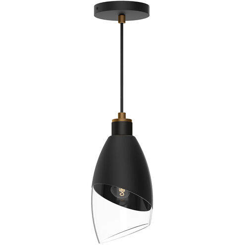 Alora Mood Capri 1 Light 5.25 inch Matte Black Pendant Ceiling Light