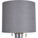 Jasper 37 inch 60.00 watt Chrome Mercury Glass Table Lamp Portable Light