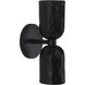 Alessia 2 Light 5 inch Matte Black Wall Sconce Wall Light