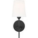 TOB by Thomas O'Brien Baker 1 Light 5.5 inch Midnight Black Wall Bath Fixture Wall Light
