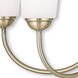 Ridgedale 6 Light 25.5 inch Antique Brass Chandelier Ceiling Light
