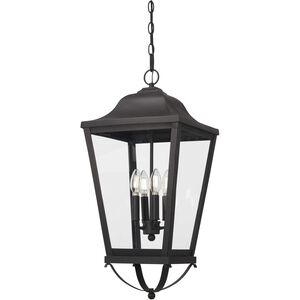 Savannah 4 Light 12 inch Sand Coal Outdoor Chain Hung, The Great Outdoors