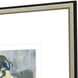 Figurative Blue and Green and White and Yellow Framed Art