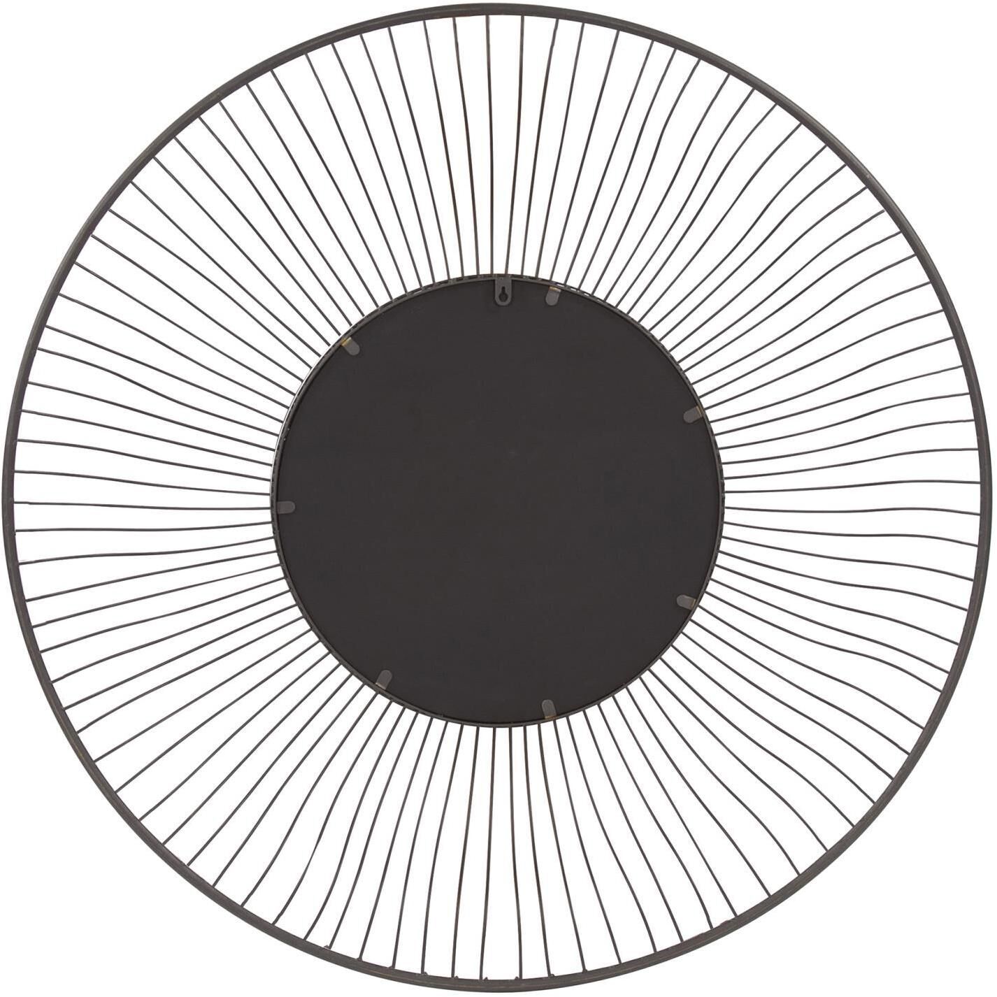 Othello 39.75 X 39.75 inch Graphite Mirror