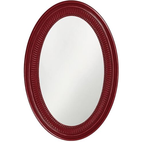 Ethan 31 X 21 inch Burgundy Mirror