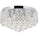 Tully 6 Light 18 inch Chrome Flush Mount Ceiling Light