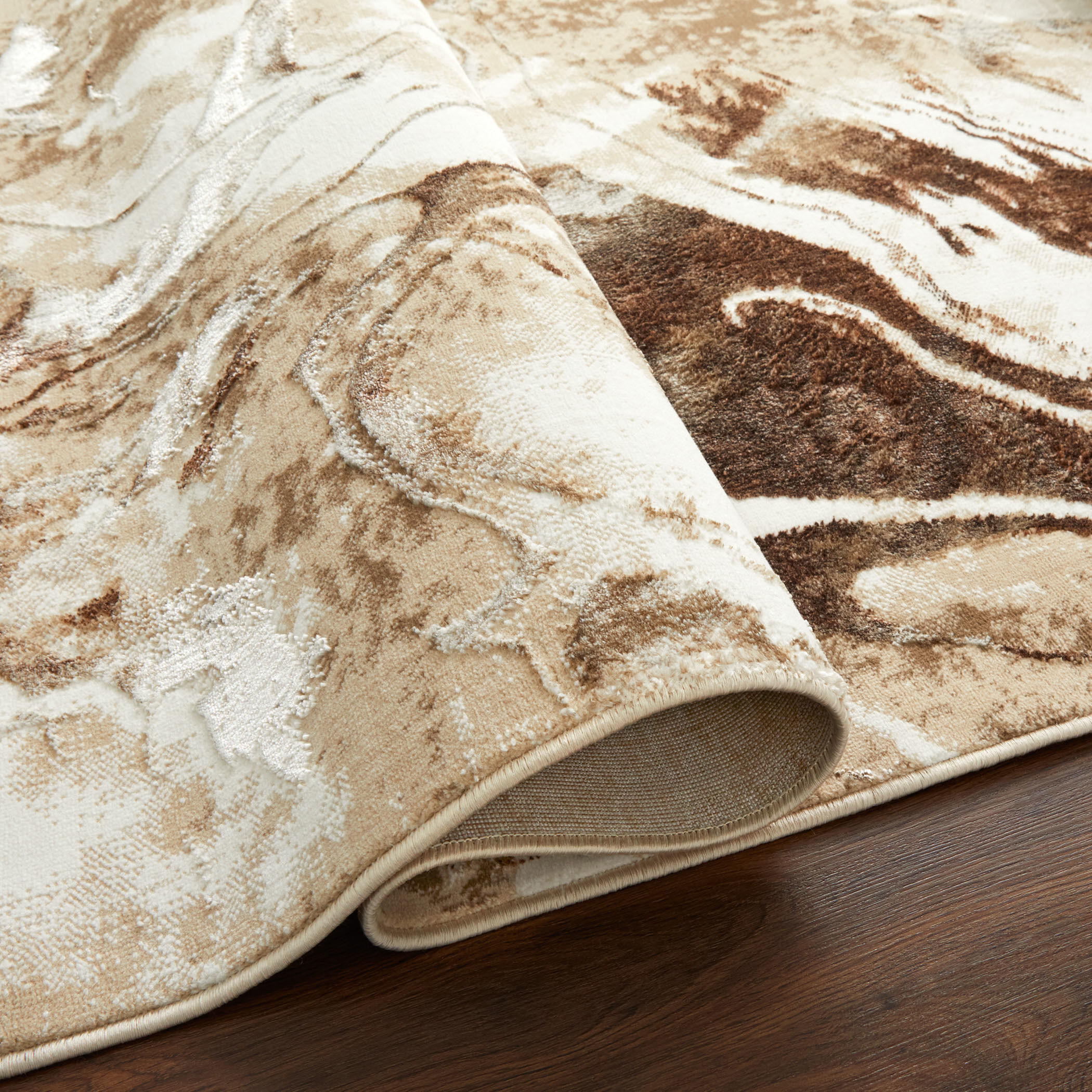 Piave 114 X 79 inch Earth Tones Rug in 6 x 9