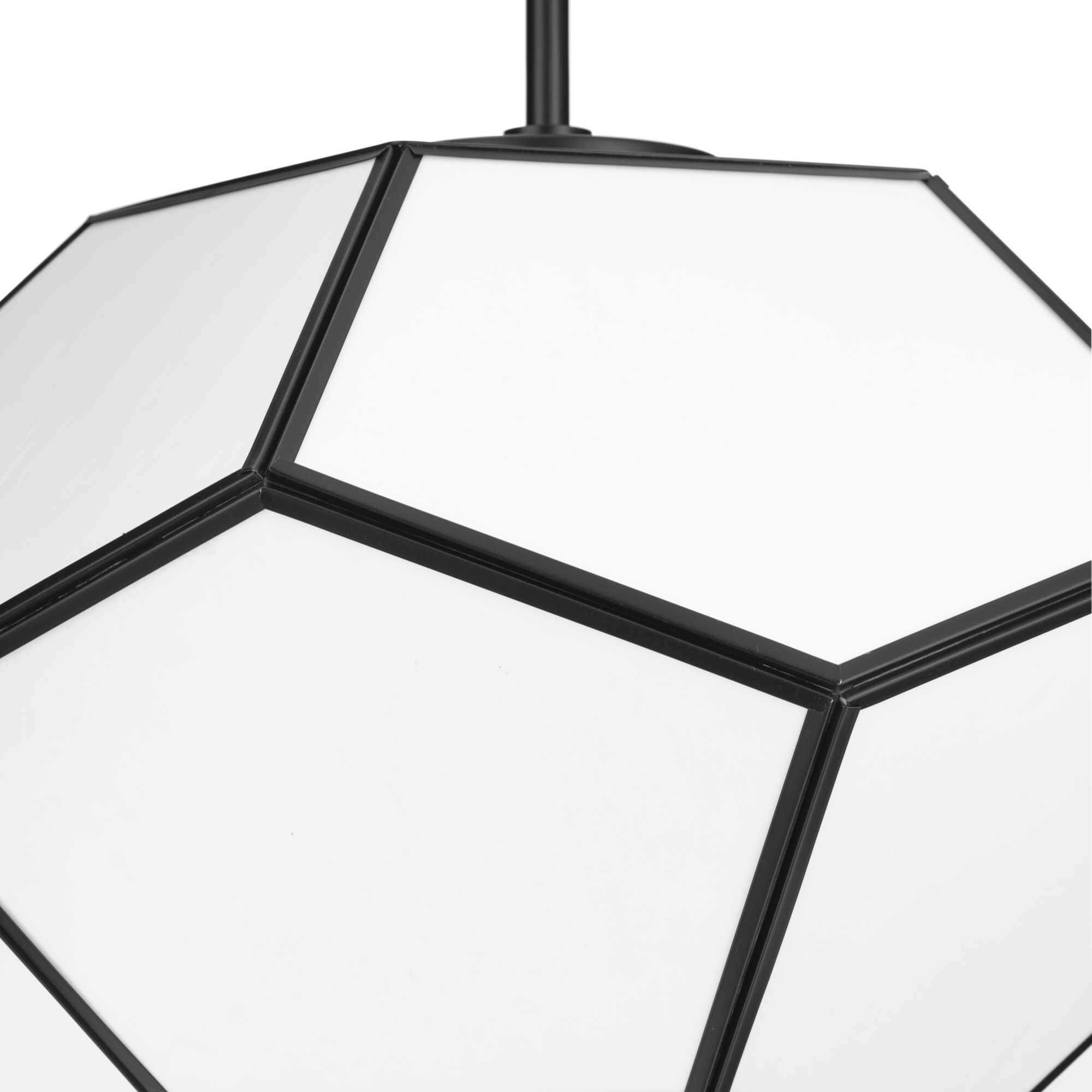 Latham 3 Light 18 inch Matte Black Semi-Flush Mount Ceiling Light