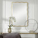 Aneta 36 X 24 inch Aged Gold Mirror