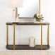 Palisade 54 inch Coffee and Antique Gold Console Table