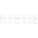 Artemis 10 Light 45 inch Modern Gold Vanity Wall Light