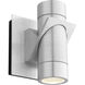 Razzo LED 6 inch Brushed Aluminum Outdoor Wall Sconce