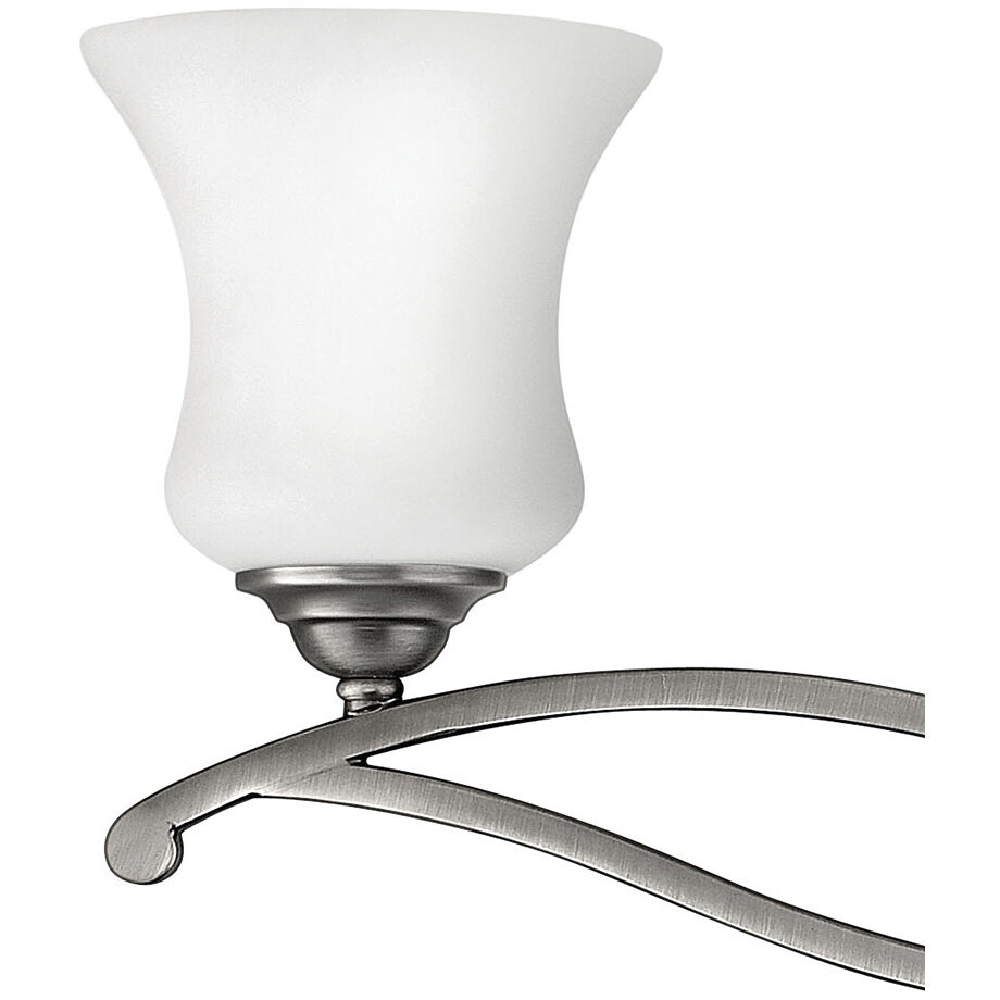 Brooke 4 Light 31.25 inch Antique Nickel Vanity Light Wall Light