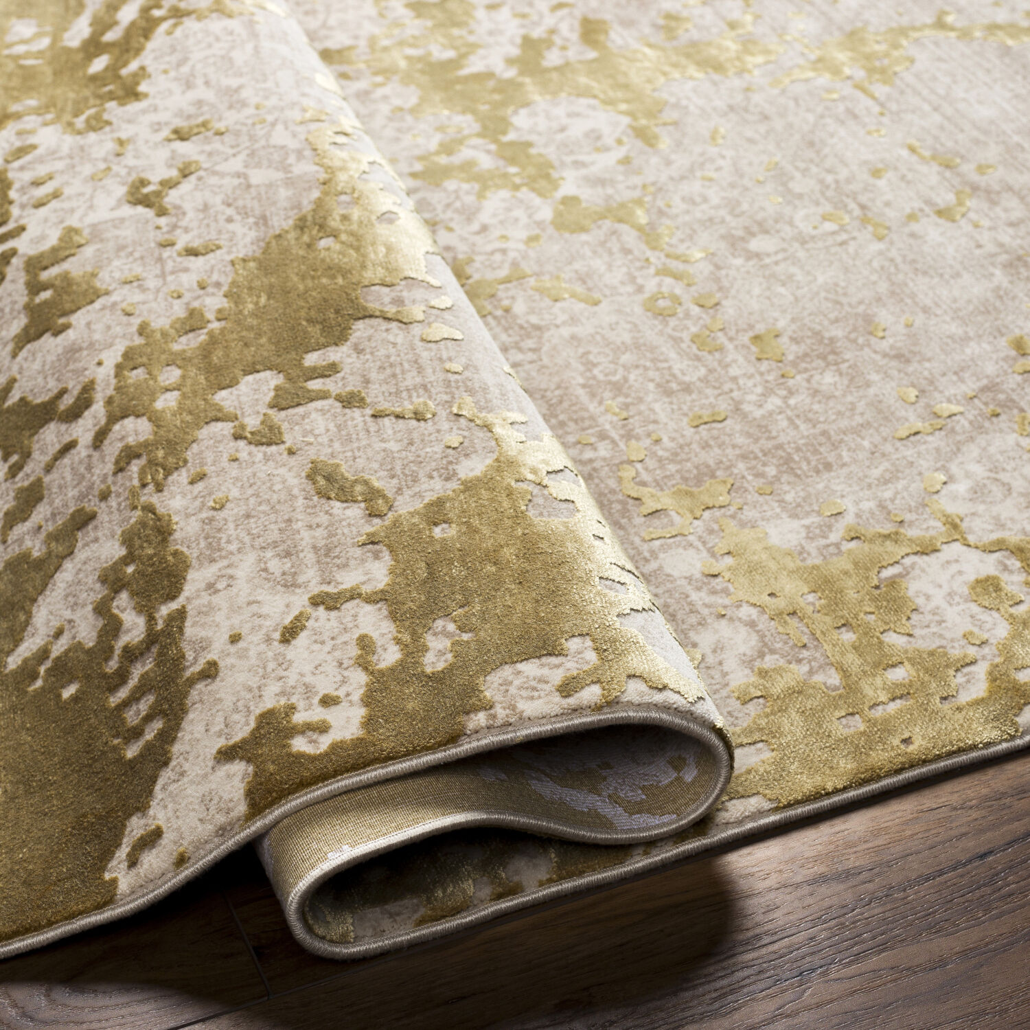 Solar 134 X 90 inch Tan Rug, Rectangle