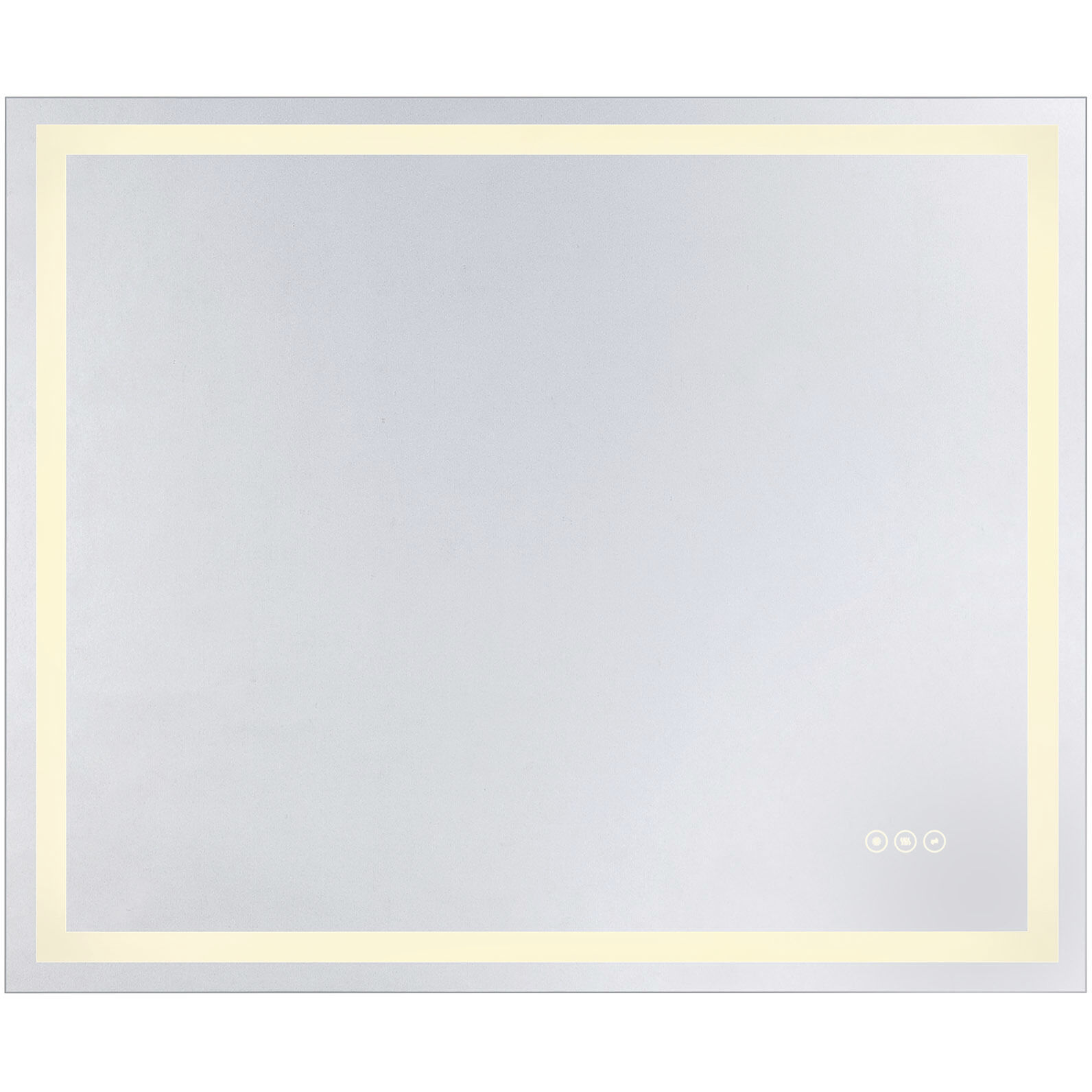 Beckett 36 X 30 inch Frost Mirror, Frontlit and Backlit