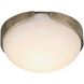 Elara 1 Light 5.5 inch White and White Bronze Flush Mount Ceiling Light