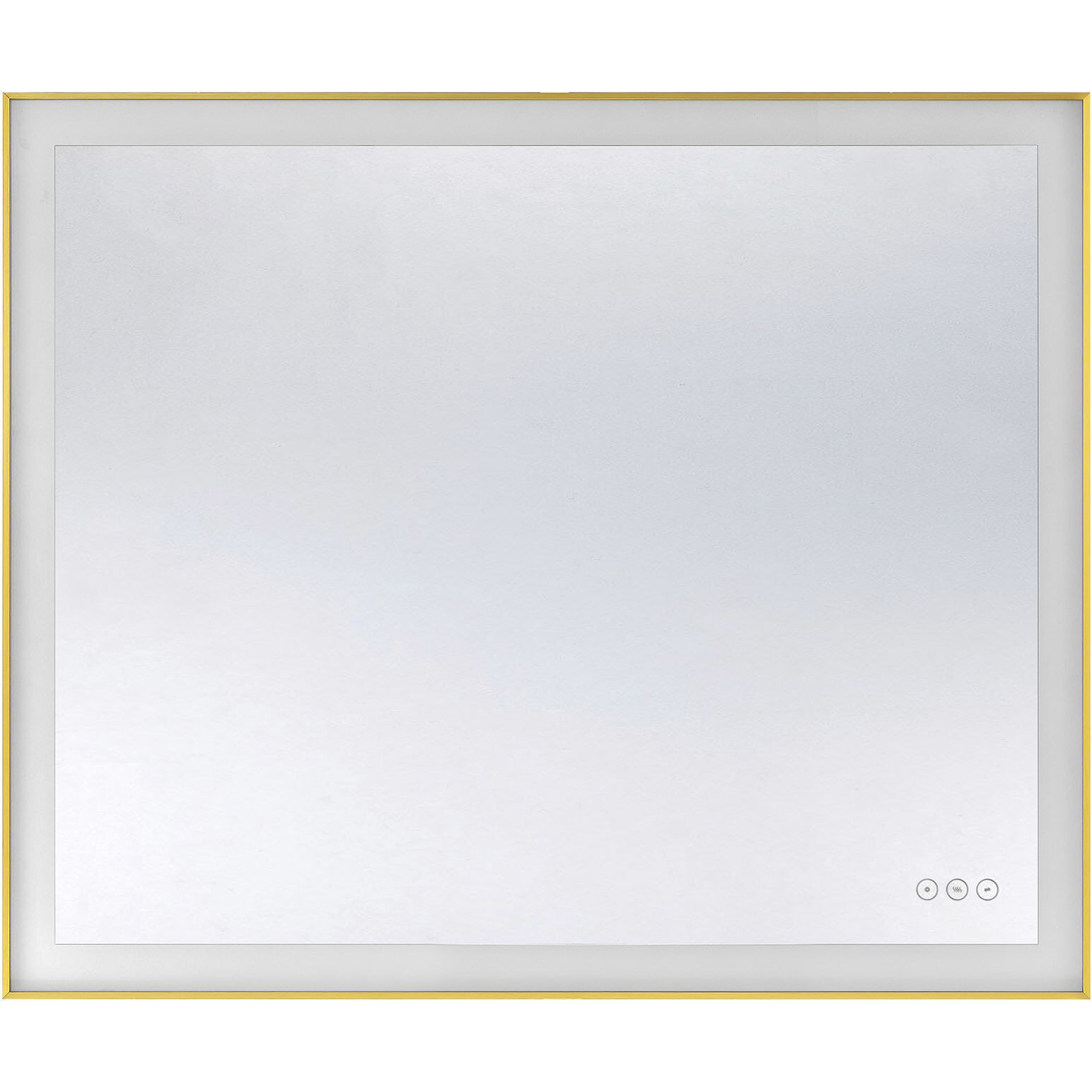 Paulding 36 X 30 inch Gold Mirror, Frontlit