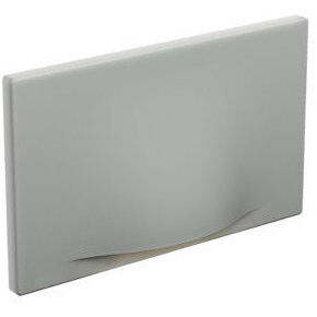 Arc 120V 3.00 watt Satin Grey Steplight, Recessed Horizontal