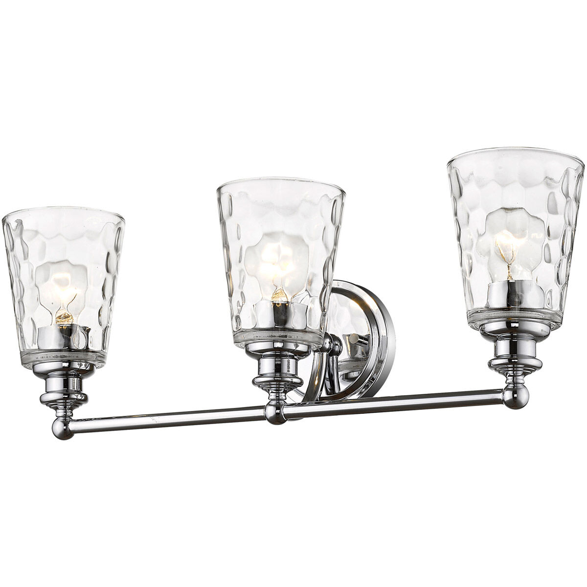 Mae 3 Light 23 inch Chrome Vanity Light Wall Light