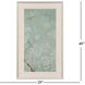 Birds and Flowers I Green and Beige and Gray Framed Art