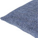 Saanvi 22 X 22 inch Gray/Sky Blue/Navy Accent Pillow