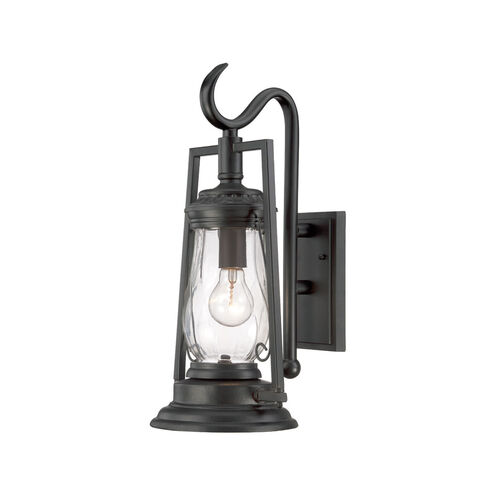 Kero 1 Light 19 inch Matte Black Exterior Wall Mount