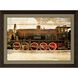 Travel Collection Angled Profile In A Dark Wood Framed Art