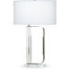 Donald 28.75 inch 150.00 watt Polished Nickel Table Lamp Portable Light in Right
