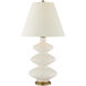Christopher Spitzmiller Smith 29.25 inch 100 watt Ivory Table Lamp Portable Light in Natural Percale, Medium