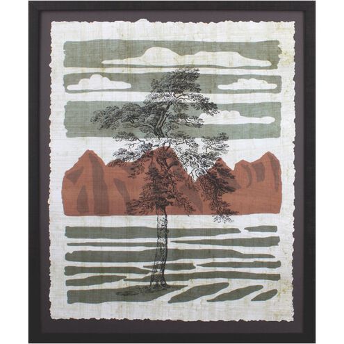 Landscapes Collection Green Framed Art
