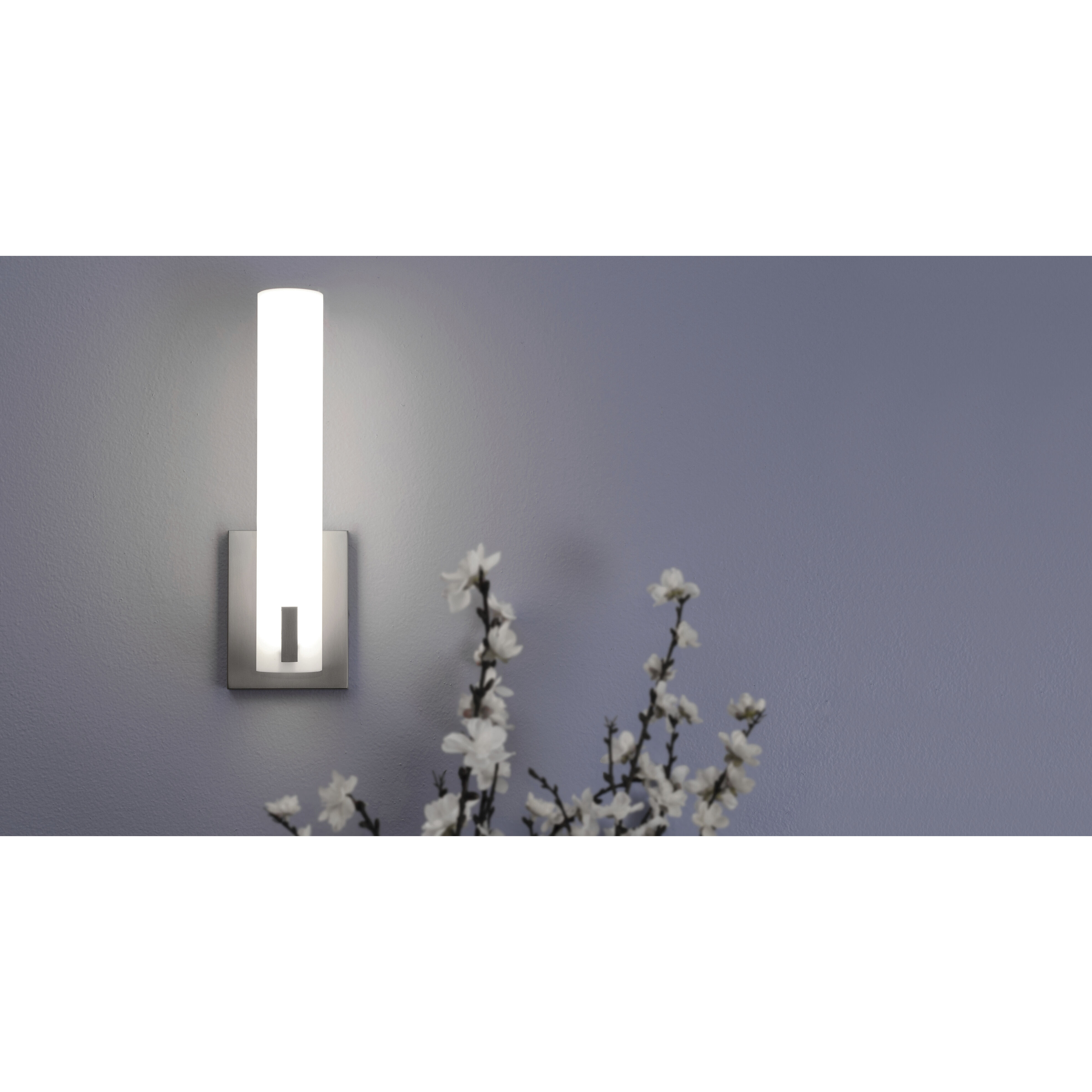 Bowen LED 4.5 inch Satin Nickel Sconce Wall Light