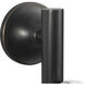 Reese 4.38 inch Urban Bronze Wall Sconce Wall Light in Opal Glass