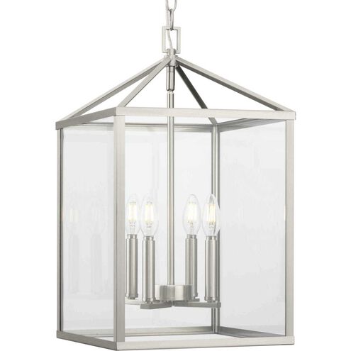 Hillcrest 4 Light 13 inch Brushed Nickel Foyer Light Ceiling Light