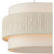 Monreale 5 Light 39.5 inch Sugar White Oval Chandelier Ceiling Light